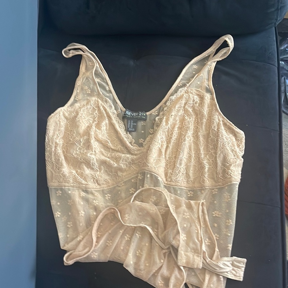 Tan bodysuit